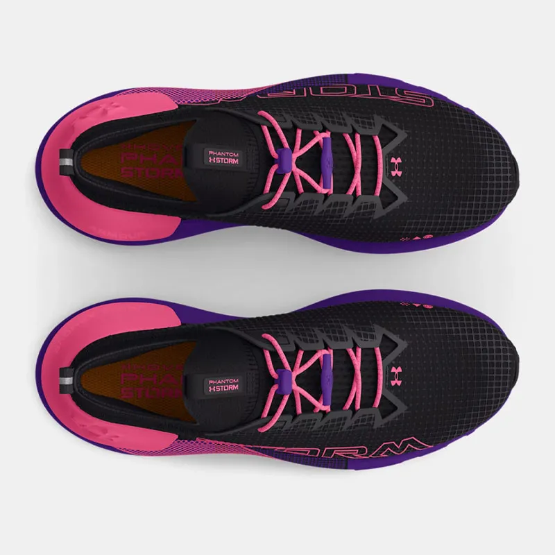 Chaussure de course Under Armour HOVR™ Phantom 3 SE Storm - Black/Pink